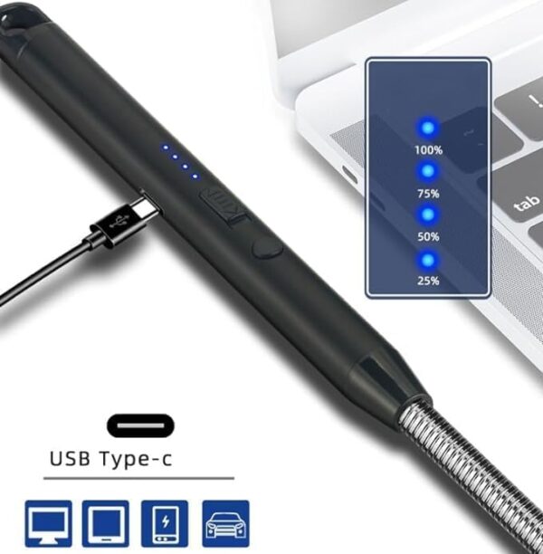 ⁦✨ ولاعة USB متعددة الاستخدام 🔥 بدون لهب ⚡ شحن سريع 🔋 أمان كامل 🛡️⁩ - الصورة ⁦7⁩