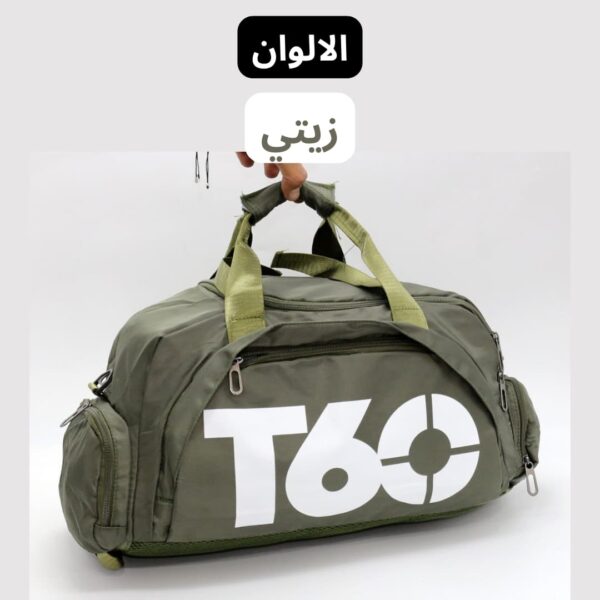 ⁦شنطة 3×1 T60 رياضية – كتف، ظهر، كروس | للجيم والسفر | مقاومة للماء⁩ - الصورة ⁦6⁩
