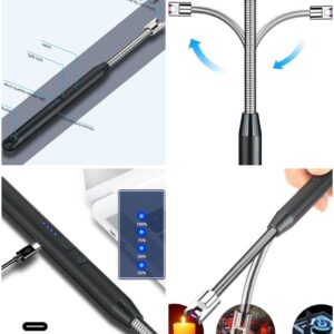 ✨ ولاعة USB متعددة الاستخدام 🔥 بدون لهب ⚡ شحن سريع 🔋 أمان كامل 🛡️